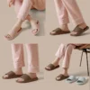 Verkauf Damen Sommerhaus Indoor Hausschuhe Frauen Anti-Rutsch-Bad Hausschuhe Eva weiche Sohle Sandalen undichte Strand Hausschuhe Flip Flops 5