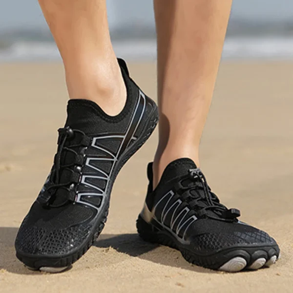 Frauen Männer Wassers chuhe sportliche Wanderschuhe elastische schnell trocknende Strand Aqua Wat schuhe barfuß Outdoor-Bades chuhe 4
