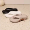 Stilvolle EVA-Flip-Flops für Damen, bequem, weich, rutschfest, geruchshemmend, modisch, vielseitig einsetzbar für Strand, Sommer, Freizeitkleidung, Strandschuhe 5