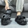 Frauen Hausschuhe Wolke Y2k Haus Sommer Weiche Sandale Schädel Flip-Flops Männer Männlich Dämon Dicke Flache Plattform Nicht Slip Hause Rutschen männer 2