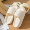 Weiße dicke Plattform-Wolken-Hausschuhe für Damen, leicht, weiche Sohle, EVA, Heimrutschen, Damen, Sommer, Komfort, rutschfeste Strand-Flip-Flops