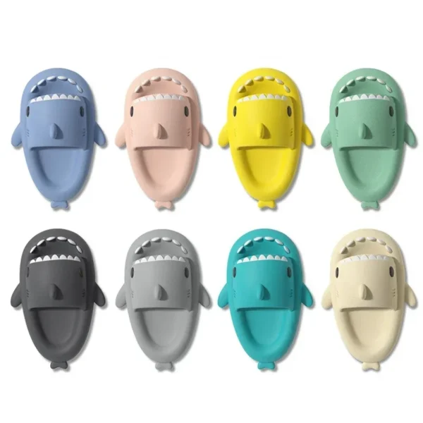 Hause Hausschuhe Wolke Frauen Shark Clapper Sommer Weiche Sandale Nicht Slip Rutschen Flip-Flops Männer Männlich Damen Lustige Flache Schuh Weibliche