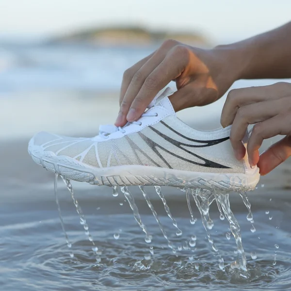 Outdoor-Wasserschuhe für Herren und Damen, Barfußschuhe, schnell trocknender Strand, atmungsaktive, verschleißfeste, leichte Sportschuhe 5