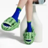 Frauen Shark Hausschuhe Klöppel flip-flops Haus Wolke Plattform Rutschen Sommer Strand Sandalen Männer Männliche Schuhe Fisch Dot Katze Weibliche