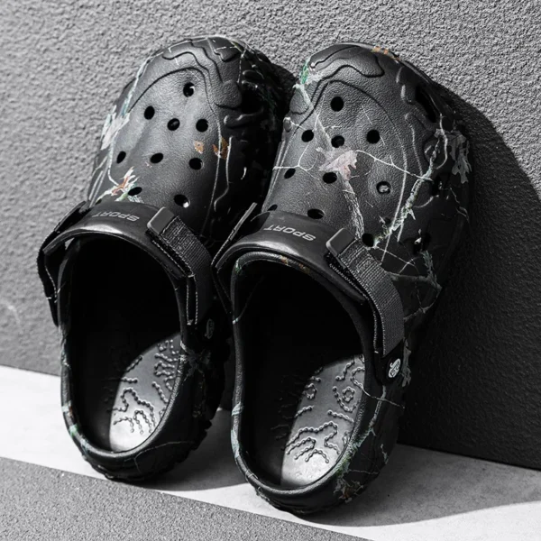 Herren-Clogs, Hausschuhe, hochwertig, klassisch, rutschfest, für den Außenbereich, Gartenschuhe, leicht, modisch, lässig, Sandalen, große Größe 45, 46, 47 2