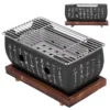 Japanischer Grill Grill Mini Haushalt Aluminium legierung Holzkohle Grill ofen Ofen Zubehör 6