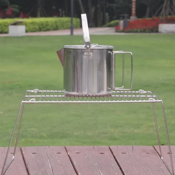 Edelstahl BBQ Rack Mini Faltbare Grill Grill Einfache Grill Rack Außen Grill Grill (Größe 2) 3