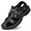 Sommer Männer Sandalen Aus Echtem Leder Herren Casual Schuhe Outdoor Männer Leder Sandalen für Männer Strand Schuhe Römische Schuhe Plus Größe 38-48 3