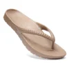Gacimy Damen-Flip-Flops, Sommermode, orthopädische Sandalen, Outdoor-Strandpantoffeln mit Fußgewölbeunterstützung, Unisex-Haus-Baderutschen