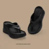 Damen Clip Toe Wedge Flip Flops 2024, Sommer, klobige Plattform, Strandsandalen, Damen, dicke Sohle, hochhackige Eva-Hausschuhe, Slides 5