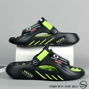 Männer Hausschuhe 2024 Neue Sommer Plattform Rutschen Sandalen EVA Weiche sohle Männer Schuhe Indoor Outdoor Walking Strand Schuhe Flip-flops