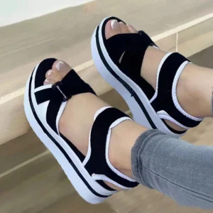 Mode Frauen Schuhe Sandalen Keil Schuhe Frau Casual frauen Sandalen Party Retro Sandale Frauen Weibliche Schuhe