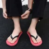 Günstige Sommer-Flip-Flops für Herren, große Größe 45, bequeme Hausschuhe, Herren-Strand-Hausschuhe, stilvolle grüne flache Sandalen für Herren, Pantuflas Homme 4