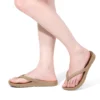 Gacimy Damen-Flip-Flops, Sommermode, orthopädische Sandalen, Outdoor-Strandpantoffeln mit Fußgewölbeunterstützung, Unisex-Haus-Baderutschen 3