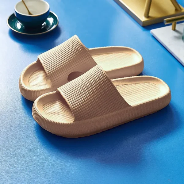Kidmi Sommer Dicke Sohle Hausschuhe Frauen Sandalen Haushalt Softsole Hausschuhe Rutschfeste Atmungsaktive Schuhe Flache Sandalen Für Frauen 5