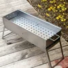 Moderne Stahl BBQ Grills Klapp Tragbare Grill Herd Verdickt Outdoor Barbecue Grill Hause Hof Brazier Camping Liefert