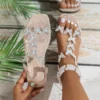 Mode Sommer Frauen Flache Sandalen Strand Sandalen Für Frauen Nicht-Slip frauen Sandalen Retro Flache Weibliche Zapatos De mujer Schuhe 2