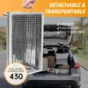 Picknickgrill Edelstahl Holzkohlegrill Kleiner Grill Portable Campinggrill Abnehmbare BBQ Grills für Outdoor Garten Party usw. ( 4