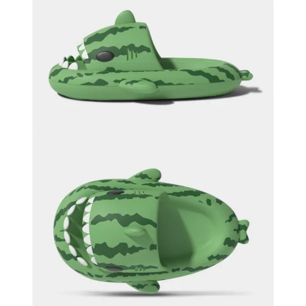 Frauen Shark Hausschuhe Klöppel flip-flops Haus Wolke Plattform Rutschen Sommer Strand Sandalen Männer Männliche Schuhe Fisch Dot Katze Weibliche 6