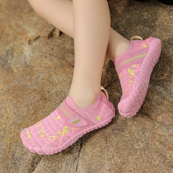 NEUE Kinder Jungen Und Mädchen Strand Schnell Tauchen Schuhe Qianjiang Schwimmen Schuhe Indoor Fitness Boden Schuhe Badezimmer Schuhe 29-38 # 4