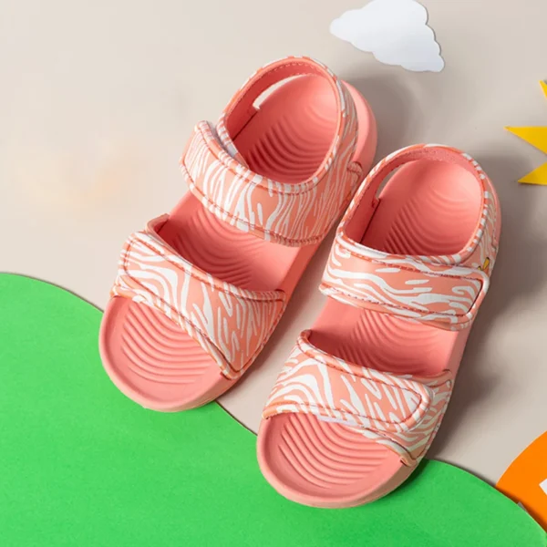 Kleinkind Jungen Mädchen Sandalen Rutschfeste Strandsandalen Kinder Sportsandalen Verstellbare Träger Offene Zehensandalen Sommerschuhe für den Sommer 2