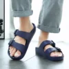 Sommer Einstellbare Weiche Marke Männer Hausschuhe Frauen Flache EVA Slipper Leichte Original Männer Flip-flop Unisex Sandalen Schuhe 36-46 2