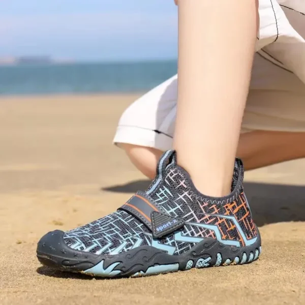 NEUE Kinder Jungen Und Mädchen Strand Schnell Tauchen Schuhe Qianjiang Schwimmen Schuhe Indoor Fitness Boden Schuhe Badezimmer Schuhe 29-38 # 6