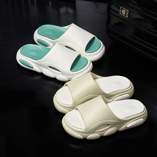 Comwarm Neue Männer Sommer Hausschuhe Dicke Sohle Haus Nicht-slip Bad Dusche Rutschen Outdoor Weiche Wolke Mode Strand Schuh flip-flop 6