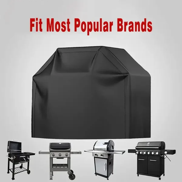 BBQ Abdeckung Outdoor Staub Wasserdicht Weber Heavy Duty Grill Abdeckung Regen Schutz Outdoor Grill Abdeckung Runde 4