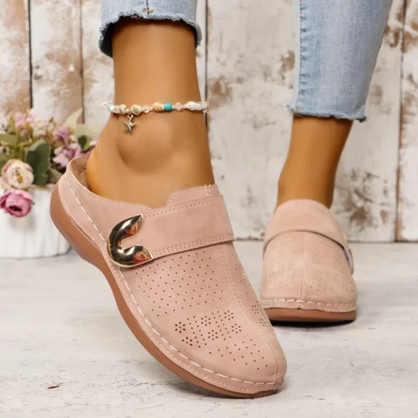 Frauen Hausschuhe Casual Neue Muster Einfache Reine Farbe Sandalen Leichte Bequeme Slip auf Dicken Boden Hausschuhe Slides Frauen 3