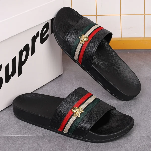 QZHSMY Schuhe Männer Sommer Neue Männer Casual Sport Hausschuhe Für Männer Tragen EVA Weichen Sohlen Indoor Sandalen Männlichen Flip-flops Schnelle Lieferung 2