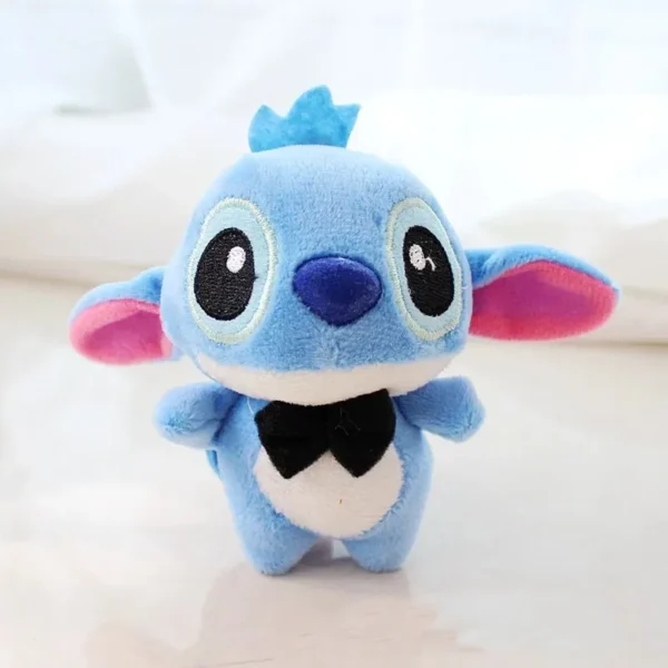 Disney Lilo und Stitch Plüschpuppe Spielzeug Blumenstrauß Stitch Tier Gefüllte Schlüsselanhänger Anhänger Mädchen Kinder Geburtstag Weihnachtsgeschenke 6