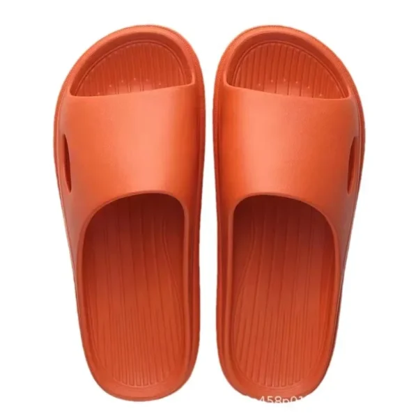 Sommer-Hausschuhe für Paare, Damen und Herren, bequem, rutschfest, für den Innen-/Heimgebrauch, modische, leichte EVA-Sandalen, Flip-Flops für Damen 4