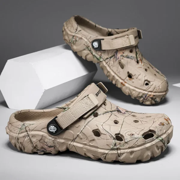 Herren-Clogs, Hausschuhe, hochwertig, klassisch, rutschfest, für den Außenbereich, Gartenschuhe, leicht, modisch, lässig, Sandalen, große Größe 45, 46, 47 4
