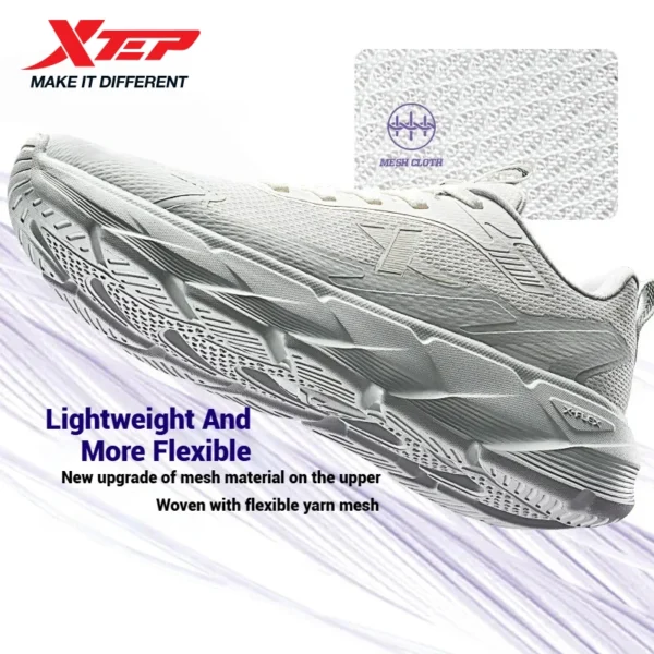 Xtep Light Joy 2 Damen-Laufschuhe 2025, Frühling, stoßdämpfend, rutschfest, verschleißfest, leicht, Sportschuh 875118110015 5