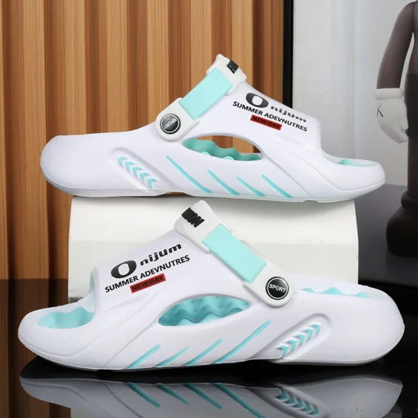Männer Sandalen Neue Sommer EVA Weichen sohlen Indoor Plattform Rutschen Hausschuhe Outdoor Walking Strand Schuhe Flip-Flops Herren Casual schuhe 5