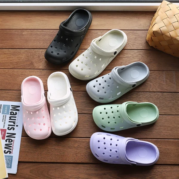 Reise-Hausschuhe für Damen, faltbar, flache Sandalen, leicht, weich, rutschfest, für drinnen und draußen, für Herren, Badezimmer, Flip-Flops 6