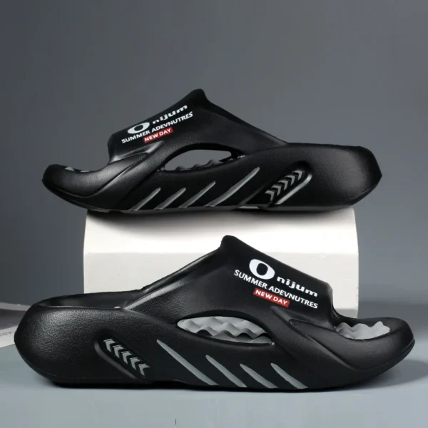 Männer Hausschuhe Sommer Neue 2025, Rutschen Sandalen EVA Weiche sohle Unisex Männer Frauen Familie Indoor Outdoor Walking Strand Schuhe jungen Mädchen