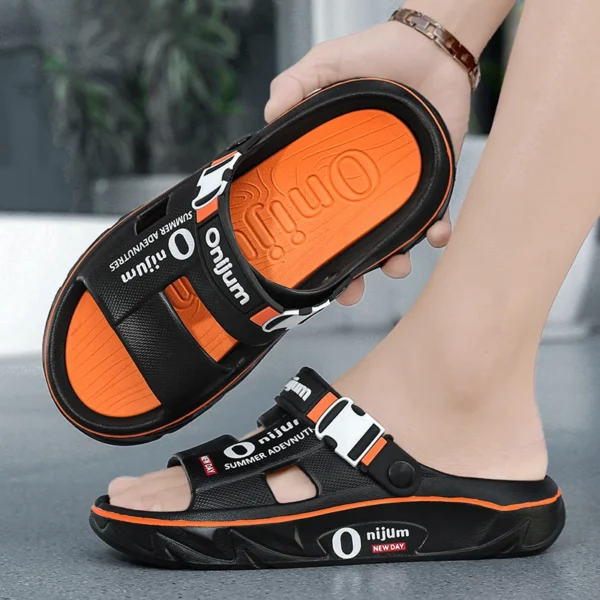 Sommer männer Hausschuhe Outdoor Sandalen Strand Bequeme Weiche Rutschen Clogs Casual Garten Schuhe Neue Männer Frauen Indoor Hause Hausschuhe 5