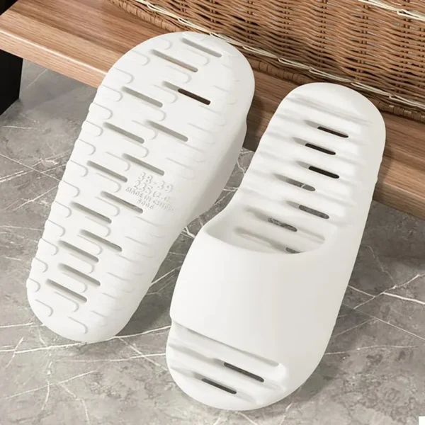 Damen Sommer New Home Badezimmer Paar Duschhausschuhe mit Wasserleckage, schnell trocknend, rutschfeste Hausschuhe ZYT2425 2