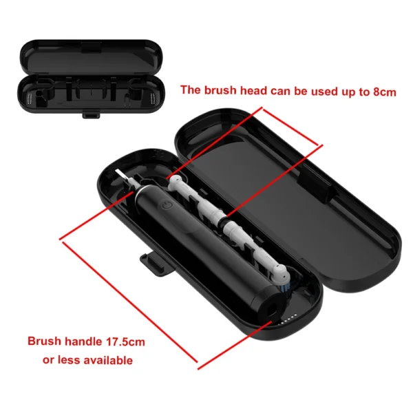 Reise zahnbürste Fall für orale elektrische Zahnbürste harte Eva Fall Schutzhülle staub dichte Snap-On Design Aufbewahrung tasche 5