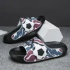 Neue Mode männer Hausschuhe Marke Sommer Weiche Sohle Nicht-slip EVA Strand Schuhe Fußball Männlichen Rutschen Weichen Dicken sohlen Slidee Slipper 5