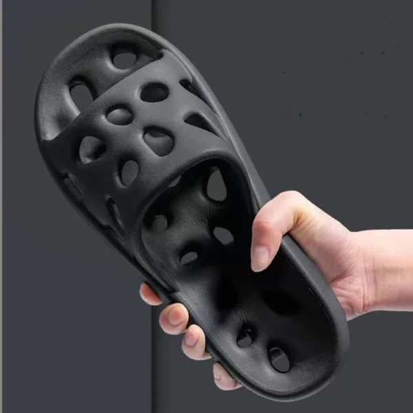 Bad Dusche Hausschuhe Mann aushöhlen Frauen Rutschen Sommer Eva Schuhe weiche Anti-Rutsch-Flip-Flops Paar Indoor Outdoor Sandalen 2
