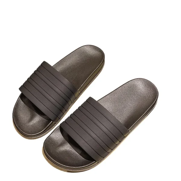2024 mode Männer frauen Sandalen Streifen Pool Hausschuhe Schuhe Paar Große Größe Sommer Outdoor Strand Schuhe Korea Badezimmer sandalen