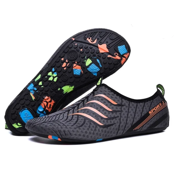 Herren Aquaschuhe, Damen Barfuß-Wasserschuhe, schnell trocknende Strandsandalen, Watsneaker, Surfstiefel, leicht, große Größe 36–19 5