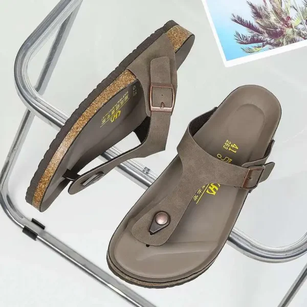 Neue Leder Männer Sandalen männer Designer Schuhe Flip-Flops Outdoor Strand Schuh Zapatos Hombre Langlebig Luxus Schuh Alias De Mujer 3