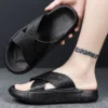 Trendige Herren-Hausschuhe, Sandalen, Strandschuhe, Sommer, offene Zehen, lässige Sandalen, Outdoor-Hausschuhe, weicher Boden, bequem, rutschfest 6