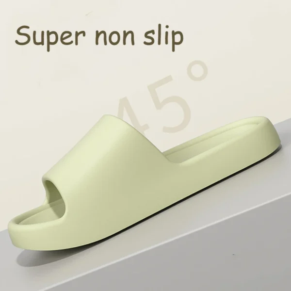 Dicke Plattform-Kissen-Hausschuhe für Damen, leicht, weiche Sohle, Wolkenrutschen, Damen, 2024, Sommer, rutschfeste Strandsandalen, Eva-Flip-Flops 3