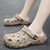 Herren-Clogs, Hausschuhe, hochwertig, klassisch, rutschfest, für den Außenbereich, Gartenschuhe, leicht, modisch, lässig, Sandalen, große Größe 45, 46, 47