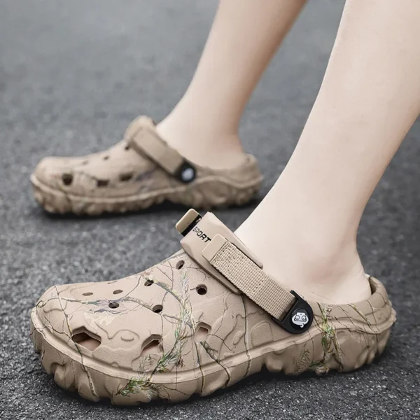 Herren-Clogs, Hausschuhe, hochwertig, klassisch, rutschfest, für den Außenbereich, Gartenschuhe, leicht, modisch, lässig, Sandalen, große Größe 45, 46, 47